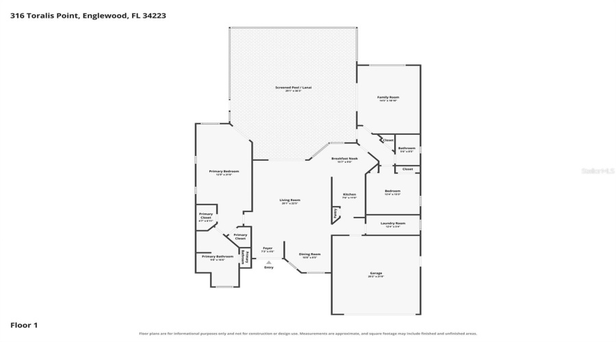 Englewood, Florida 34223, 3 Bedroom Bedrooms, ,2 Bathroombathrooms,Residential,For Sale,Toralis,0,Mfrn6145390