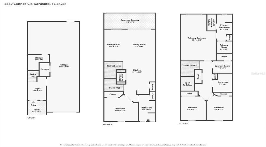 Sarasota, Florida 34231, 4 Bedroom Bedrooms, ,3 Bathroombathrooms,Residential,For Sale,Cannes,0,Mfra4703902