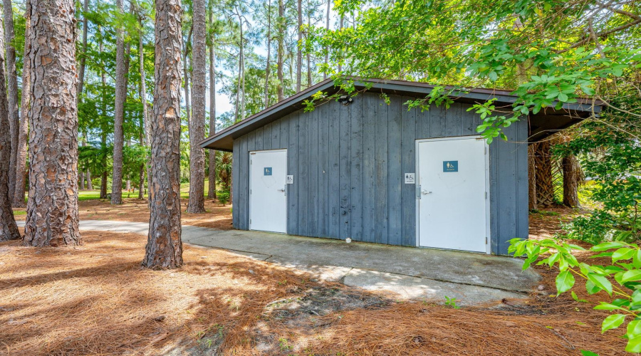Public Restrooms In The Community Park