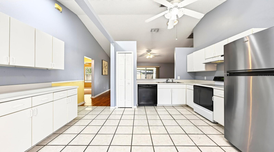 From The Kitchen, Enjoy Open Sight Lines Into The Living Room.