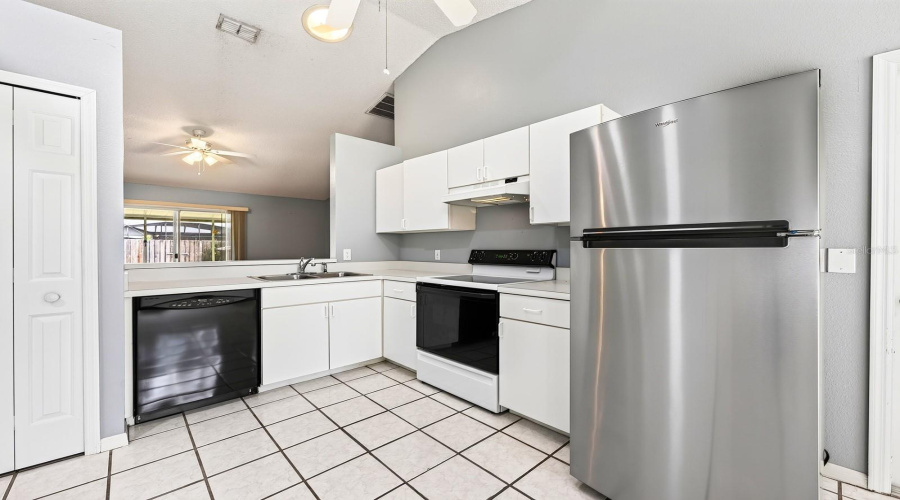 From The Kitchen, Enjoy Open Sight Lines Into The Living Room.