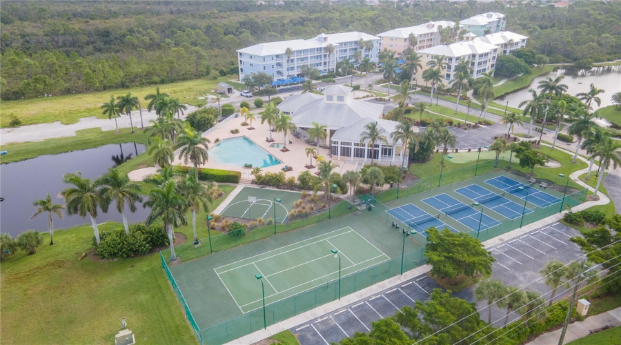 Club House, Pool And Courts