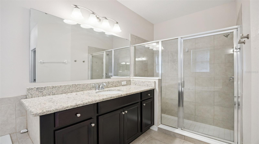 Primary Bathroom With Walk-In Shower