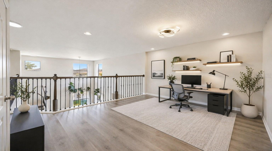 Virtually Staged Bonus Room Is Perfect For A Home Office, Media Room, Playroom Or Additional Living Space
