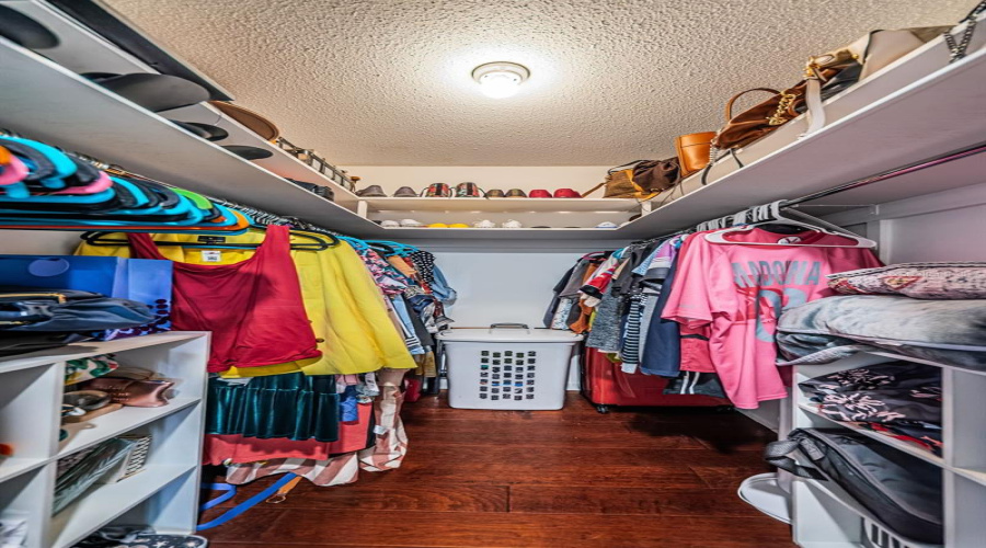 Generous Walk In Closet In Primary Bedroom.