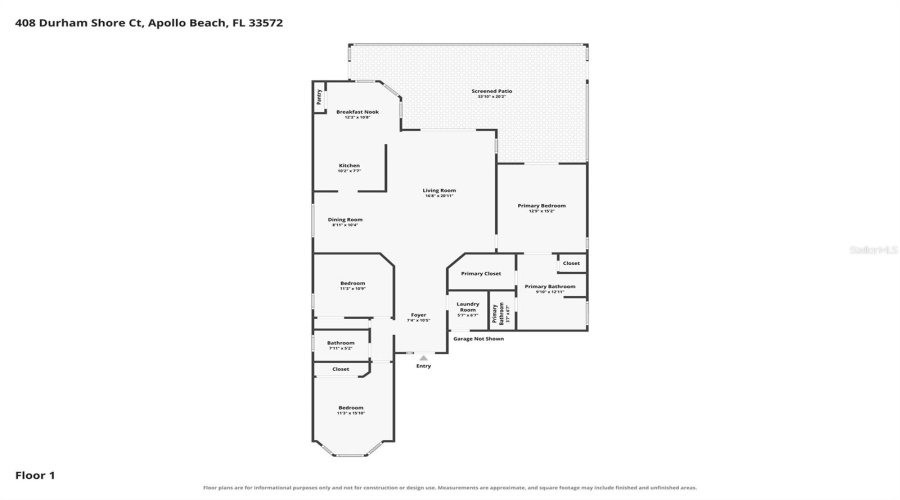 Apollo Beach, Florida 33572, 3 Bedroom Bedrooms, ,2 Bathroombathrooms,Residential,For Sale,Durham Shore,0,Mfrtb8541134