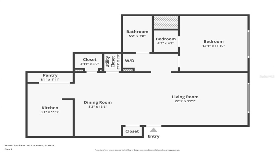 Tampa, Florida 33614, 1 Bedroom Bedrooms, ,1 Bathroombathrooms,Residential,For Sale,Church,0,Mfrtb8542288