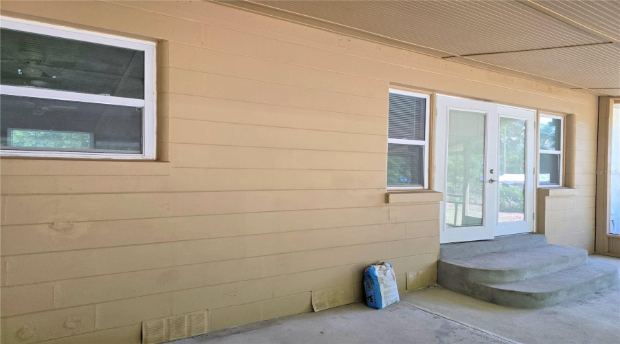 Kitchen Window To Back Porch