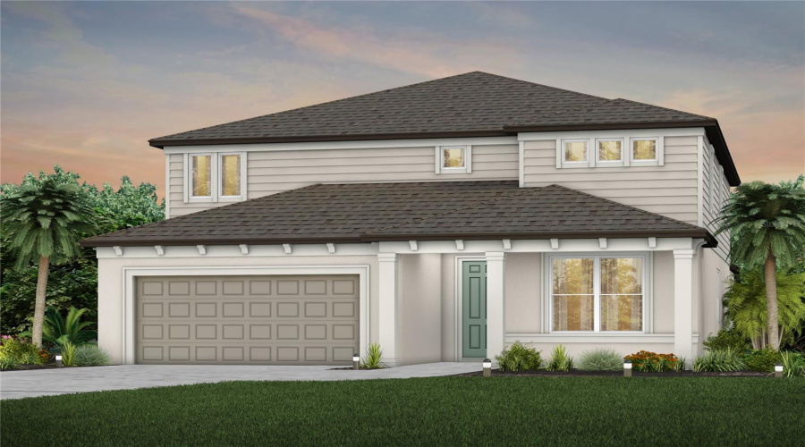 Exterior Rendering, Elevation Fm2