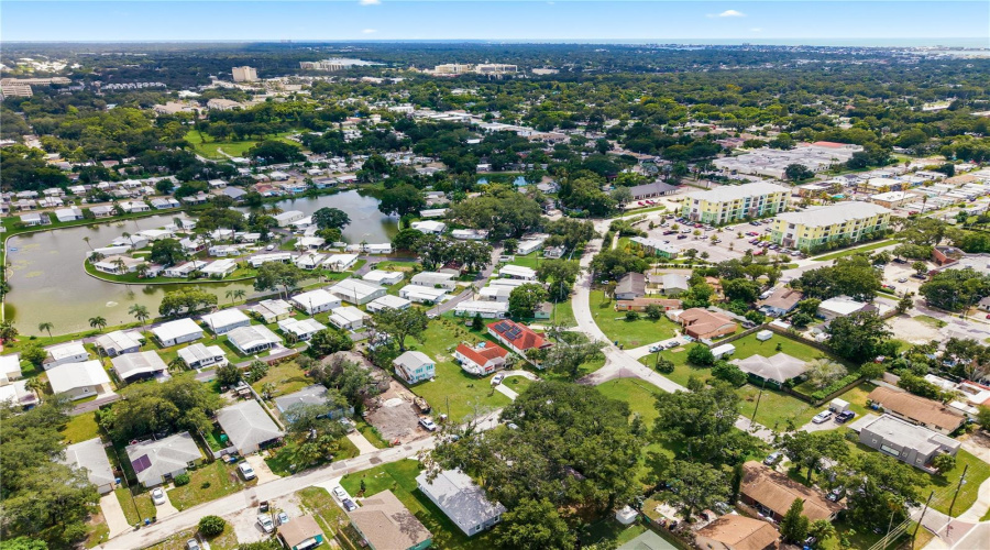 Aerial With Lake