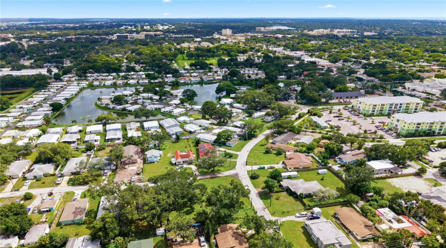 Aerial With Lake