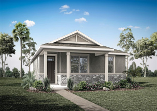 Meridian Parks - Alafia Floorplan - Coastal Elevation - Architect's Rendering