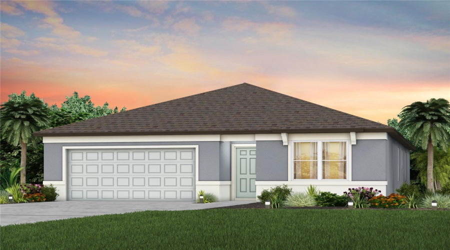 Exterior Rendering, Elevation Fm1