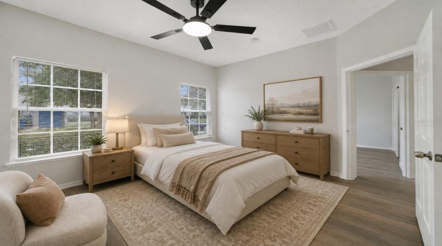Bedroom 2. Virtually Staged