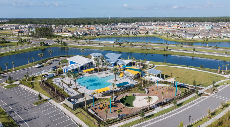 Meridian Parks Amenities Center (Aerial View)