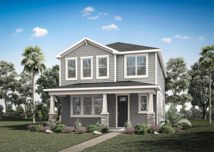 Meridian Parks - Talquin Floorplan - Craftsman Elevation - Architect's Rendering