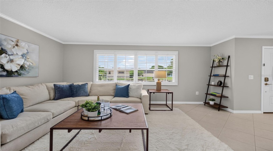 Plantation Shutters In Living Room