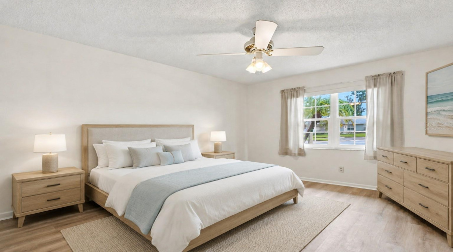 Virtually Staged; Oversized Guest Suite Perfectly Located At The Front Of The Home And Adjacent To The Hall Bath~