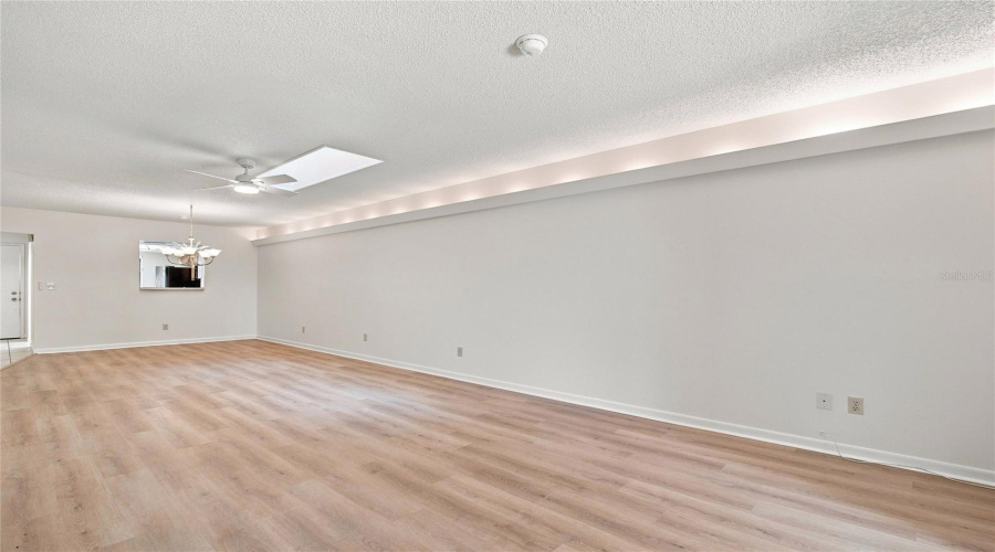 Beautiful Up Lighting Runs The Entire Main Living Space Creating A Peaceful Ambiance~