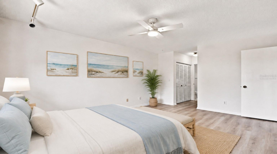 Virtually Staged; Primary Hall Leads To Both A Walk-In Closet &Amp; Additional Built-In Closet~