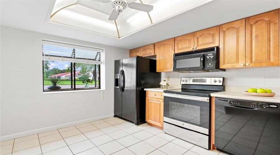 Newer Appliances &Amp; Large Picture Window~