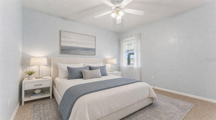 Second Bedroom. Virtually Staged.