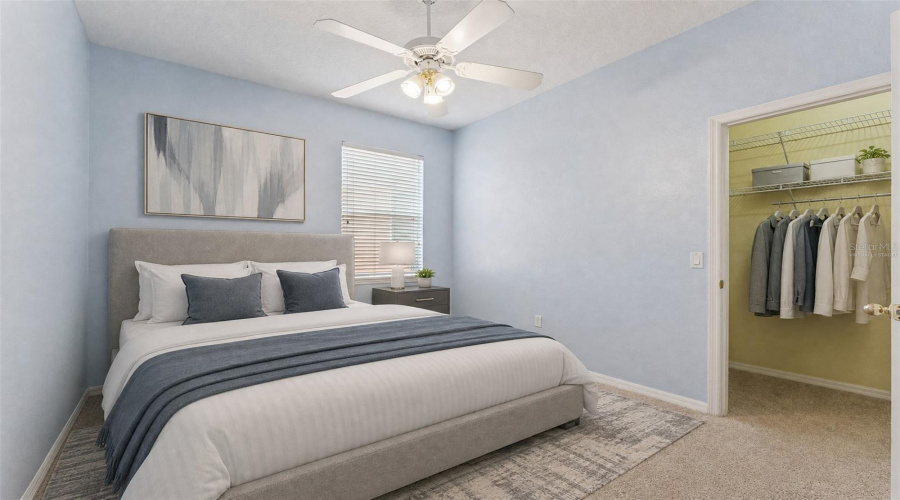 Third Bedroom. Virtually Staged.