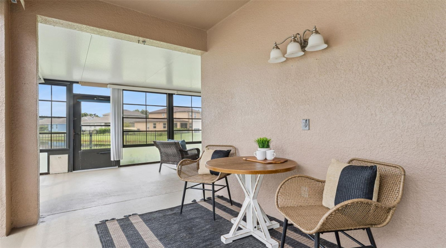 Wrap Around Enclosed Lanai.