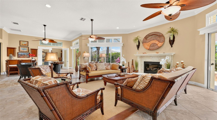Another View Of Gathering Room - Looking Toward The South End Of The Fabulous Entertaining Area Of This Home.