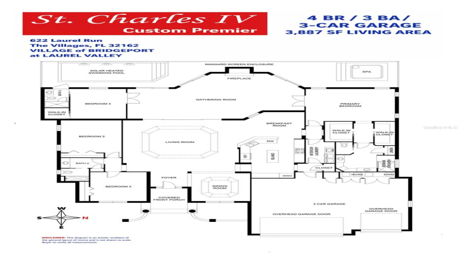 St. Charles Iv Custom Premier - 622 Laurel Run, The Villages, Fl 32162