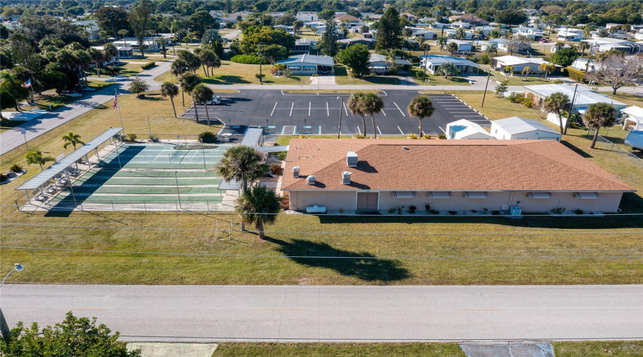 Clubhouse With Shuffleboard Court