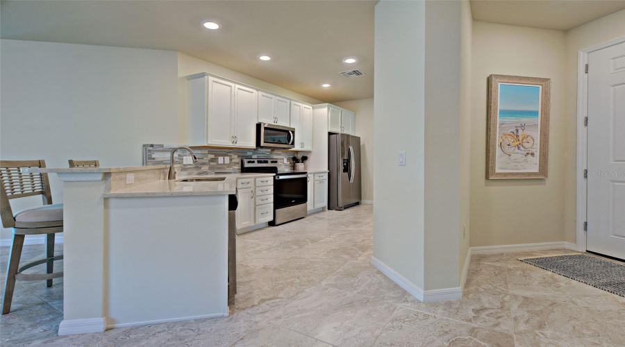 Counter Dining In Kitchen