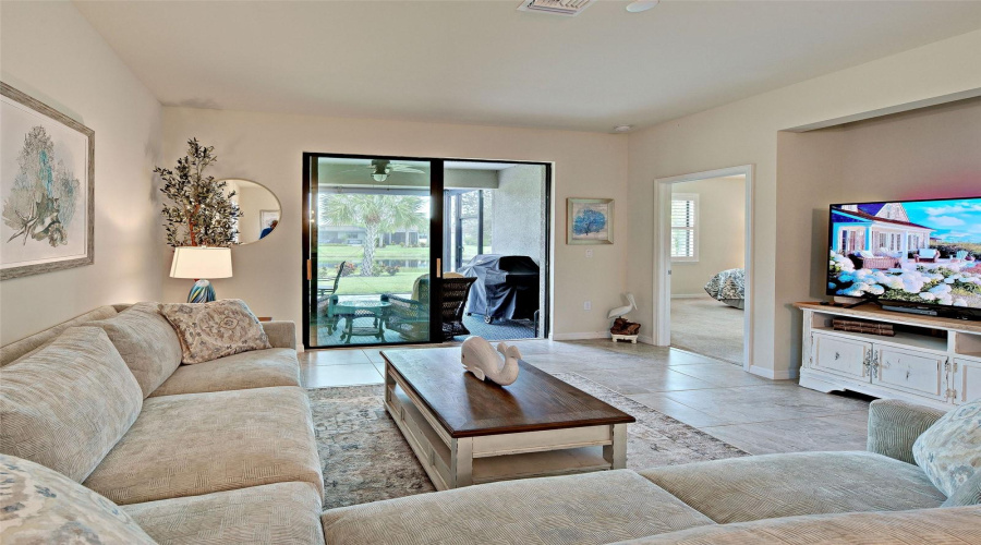 Beautiful Water Views From Living Room