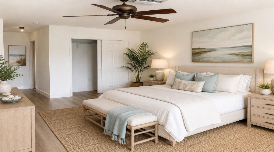 Master Bedroom - Virtually Staged