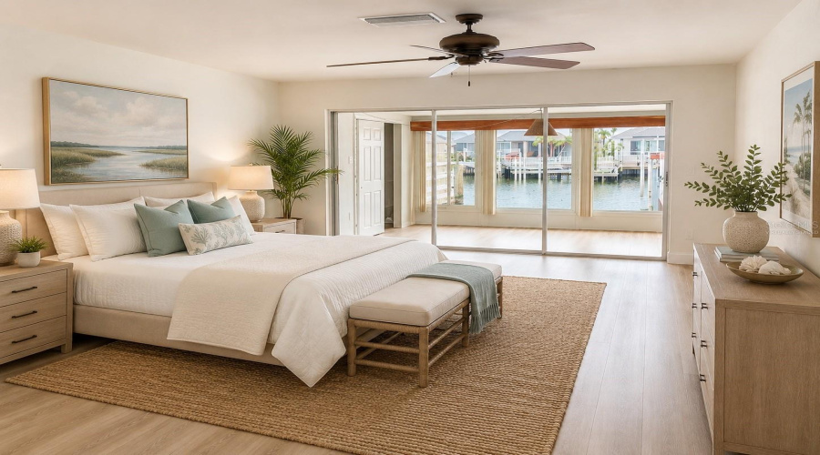 Master Bedroom - Virtually Staged