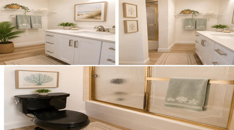 Master Bath - Virtually Staged