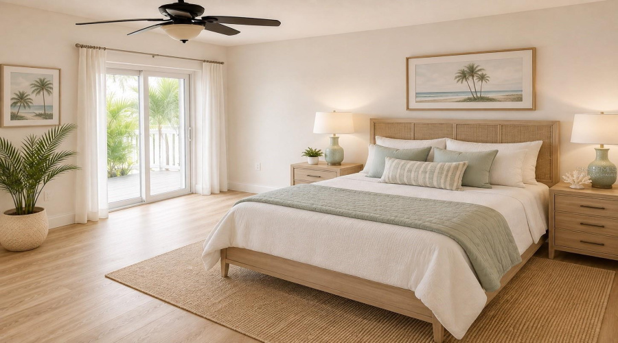 Bedroom 2 - Virtually Staged