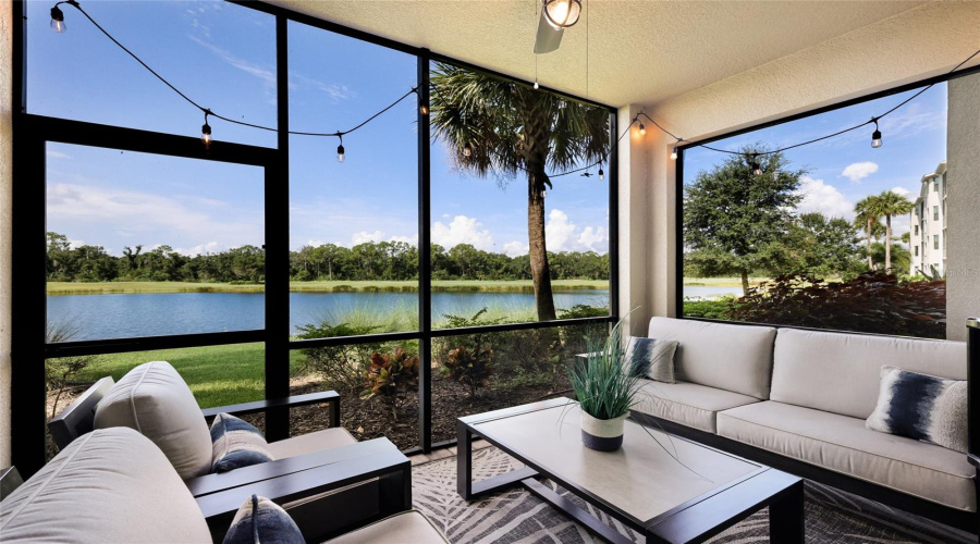 First Floor Elegance With Wide Water View And Golf In The Background