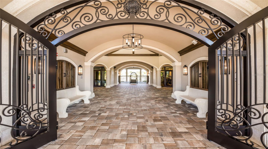 Entry To Amenities Center