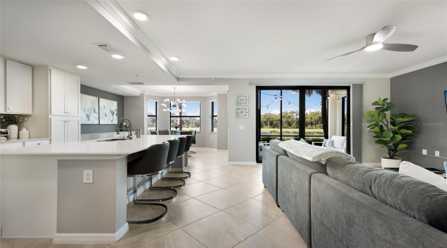 Open Concept Living Space