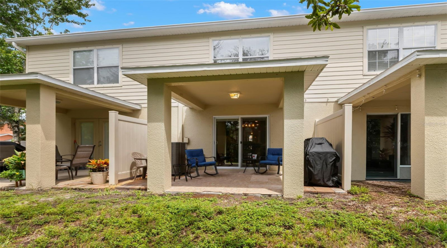 Rear Covered Patio