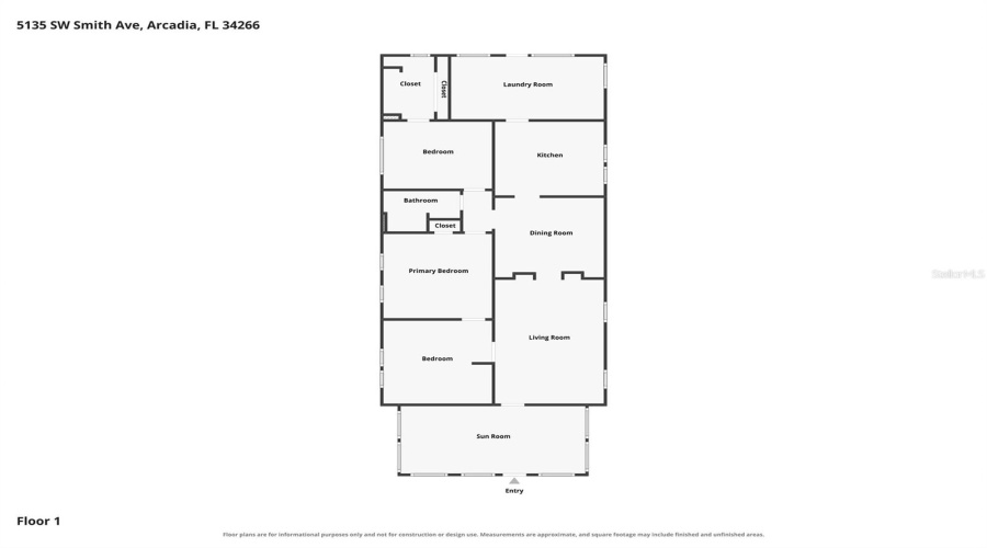 Arcadia, Florida 34266, 3 Bedroom Bedrooms, ,1 Bathroombathrooms,Residential,For Sale,Smith,0,Mfrc7529808