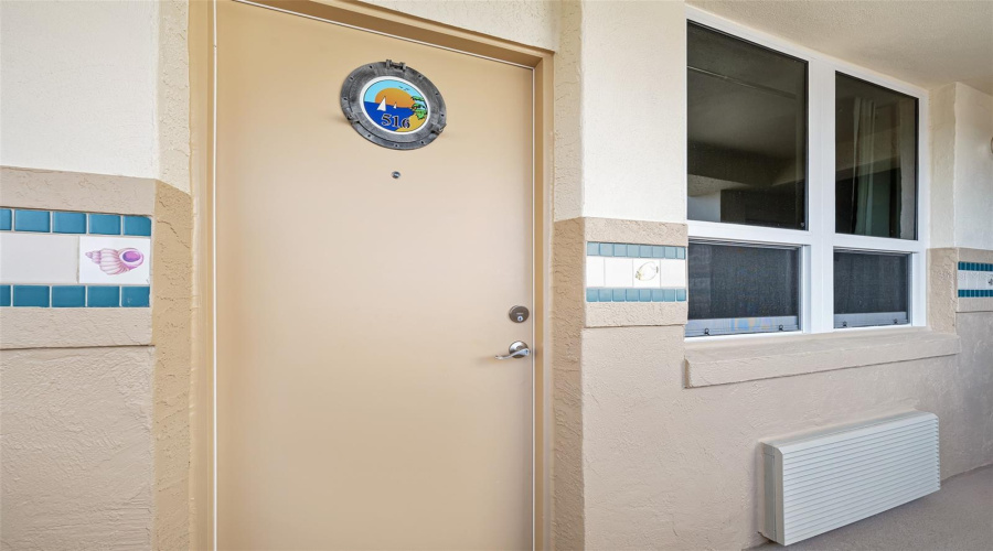 New Door To The Unit