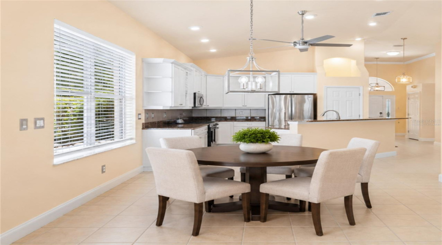Virtually Staged View Of Kitchen/ Optional Small Eating Space