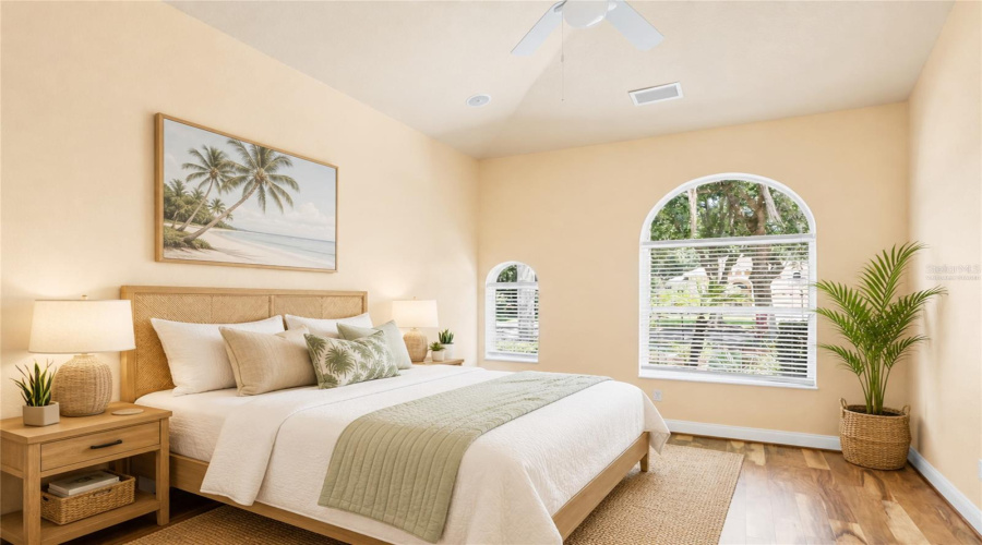 Virtually Staged Third Bedroom