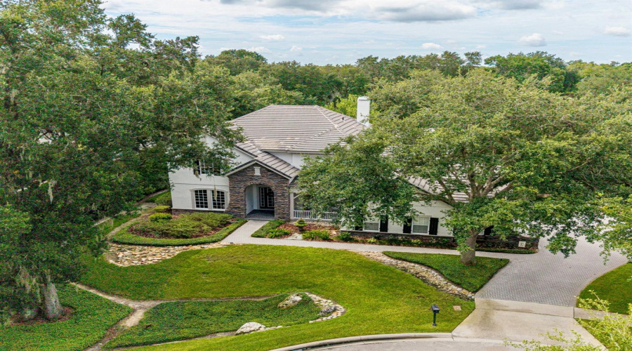 Front Drone View