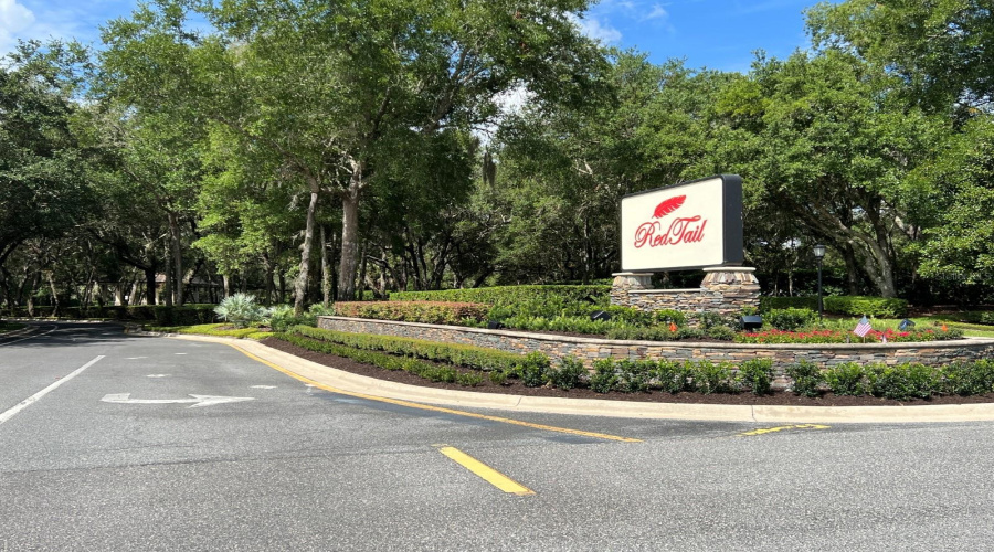 Redtail Entry Sign