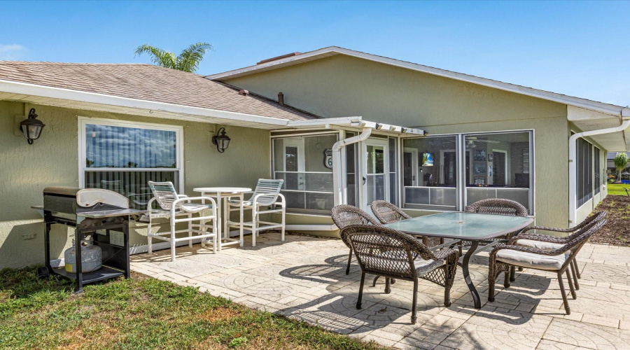 Outdoor Patio Perfect For Grilling