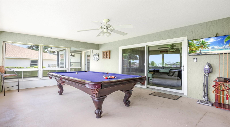 Room On Lanai For A Pool Table