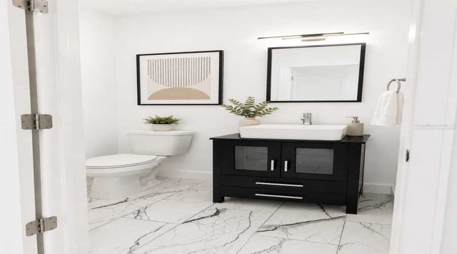 1/2 Bath -Virtually Staged